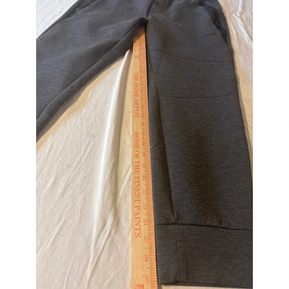 American Eagle Joggers Mens Large‎ Charcoal Grey Zip Pockets Active